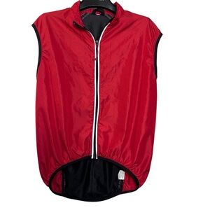 Mountain Equipment Co op women’s zippered vest large vest red‎ black READ
